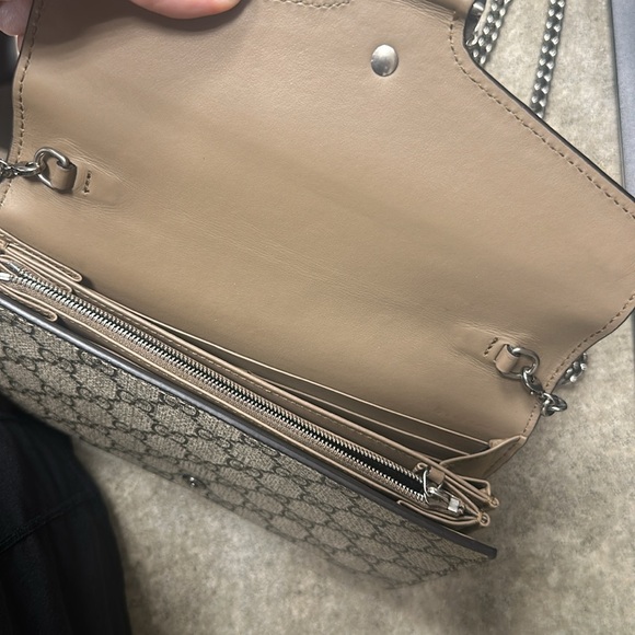 Dionysus printed costed canvas shoulder bag - Picture 4 of 5